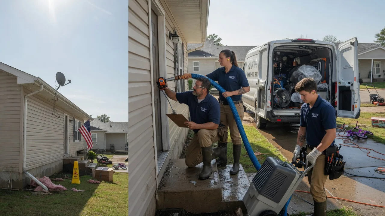 Ceiling Water Damage Restoration in Leland, IL near me